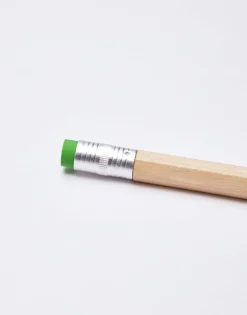 Natura Selection Bolígrafo Madera Con Goma 142244-GREEN Outlet