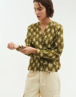 Natura Selection Camisa Cactus 145806-GREEN New