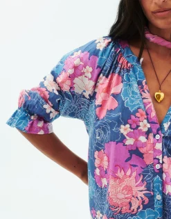 Natura Selection Camisa Lahaina 147804-BLUE Clearance