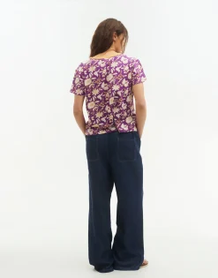 Natura Selection Camiseta Print Indio 145957-LILAC New