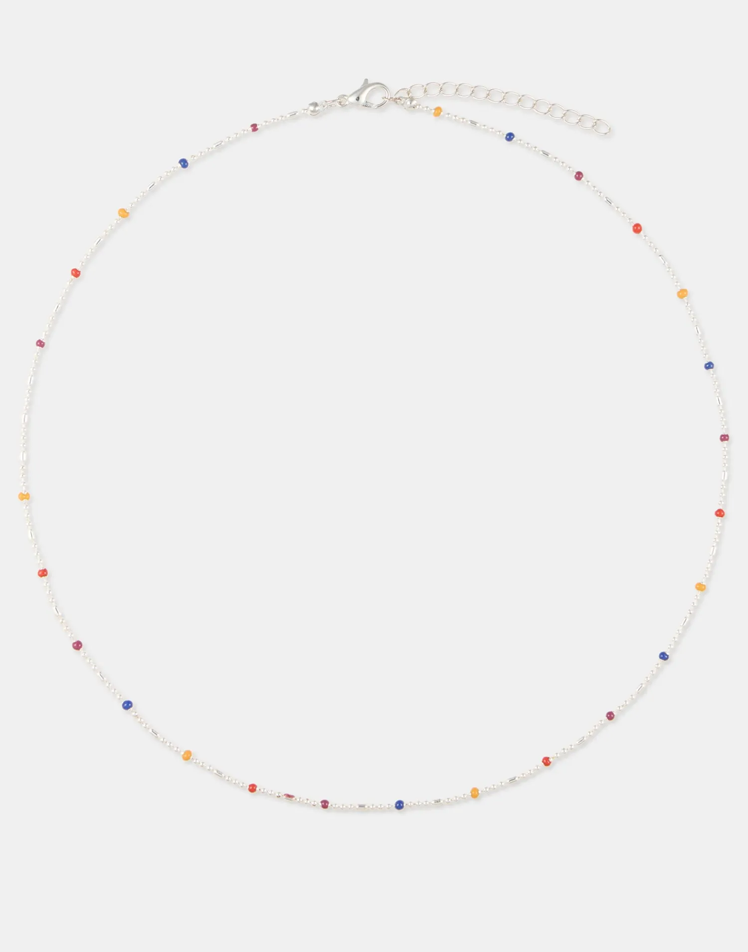 Natura Selection Collar Beads Multicolor 149964-SILVER Online