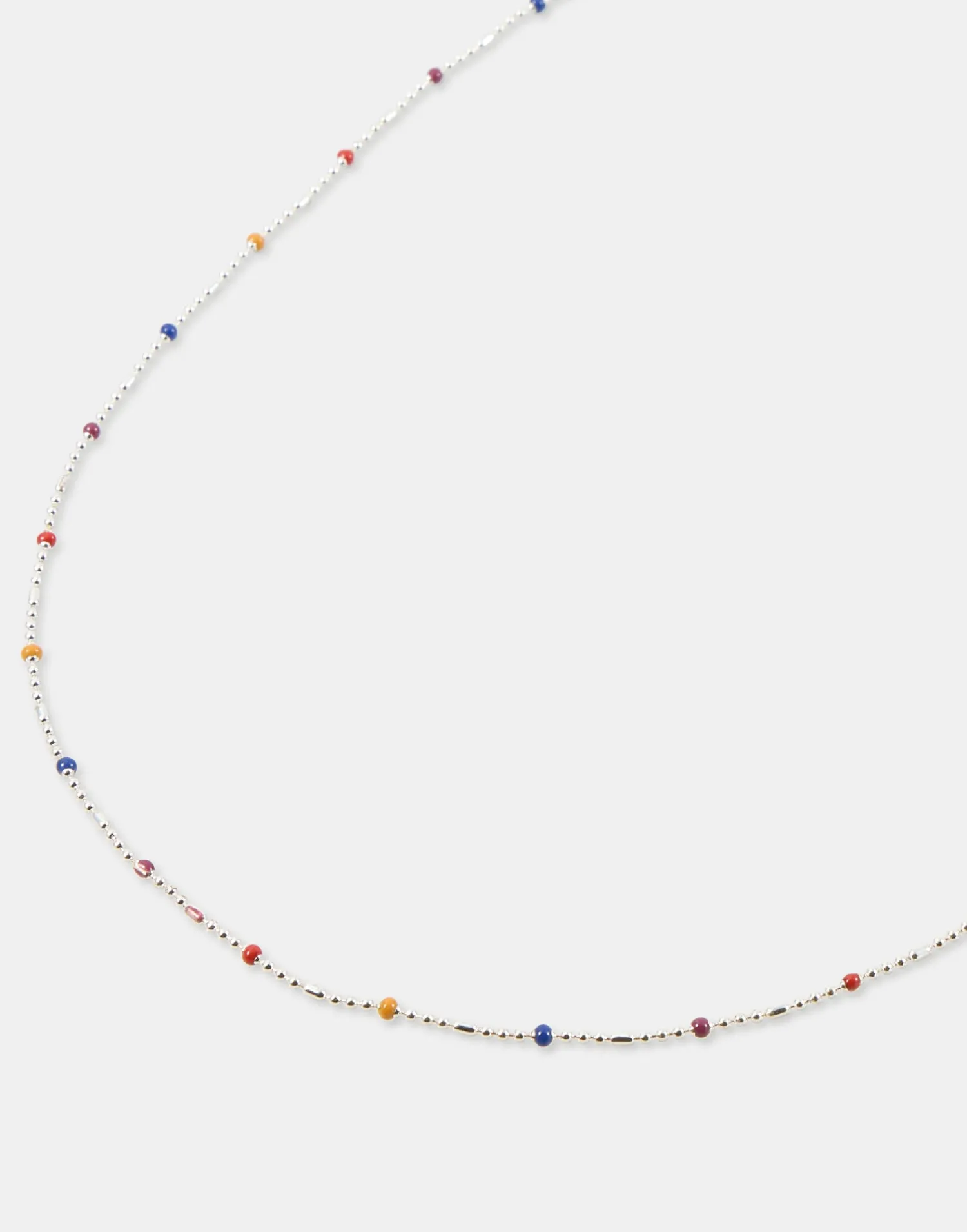 Natura Selection Collar Beads Multicolor 149964-SILVER Online