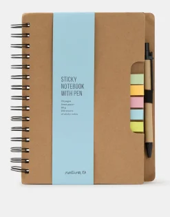 Natura Selection Cuaderno Con Notas Adhesivas 147961-KRAFT New