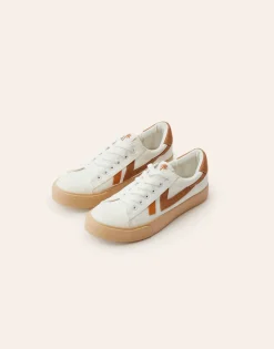 Natura Selection Deportiva Blanca Franjas 145155-CAMEL