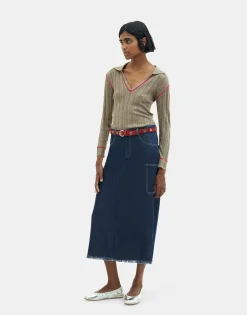 Natura Selection Falda Aneira 149778-NAVYBLUE Sale