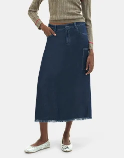 Natura Selection Falda Aneira 149778-NAVYBLUE Sale
