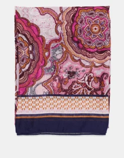 Natura Selection Fular Flor Hindu 150599-MAUVE Clearance