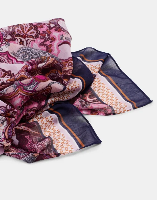 Natura Selection Fular Flor Hindu 150599-MAUVE Clearance