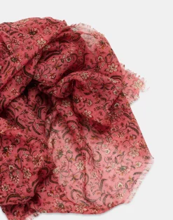 Natura Selection Fular Floral 150511-PINK Clearance