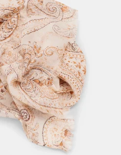 Natura Selection Fular Paisley 147881-ECRU Online