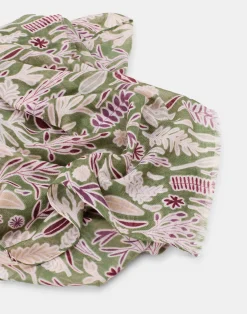 Natura Selection Fular Print Ramas 150514-GREEN Sale