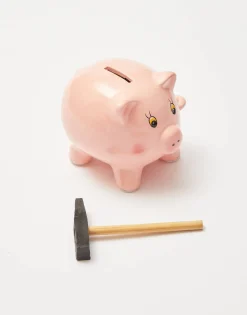 Natura Selection Hucha Cerdito Con Martillo