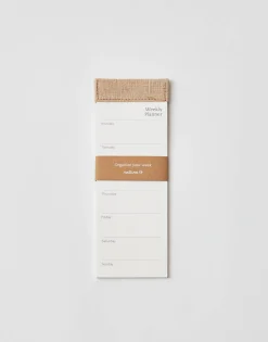 Natura Selection Libreta Vertical Weekly Planner 142218-BEIG Clearance