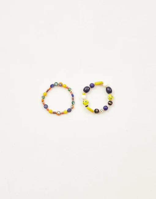 Natura Selection Pack 2 Pulseras Cerámica 146223-MULTICOLOR New