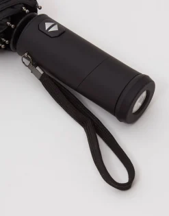 Natura Selection Paraguas Plegable Con Luz 139362-BLACK