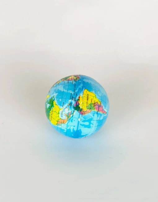 Natura Selection Pelota Anti Estrés Mundo 109648-BLUE New
