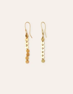 Natura Selection Pendientes Largos Círculos 145820-GOLD Discount