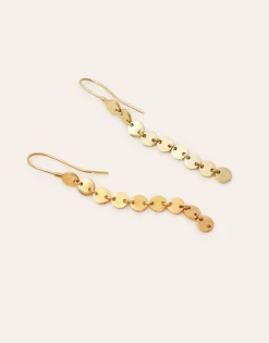 Natura Selection Pendientes Largos Círculos 145820-GOLD Discount