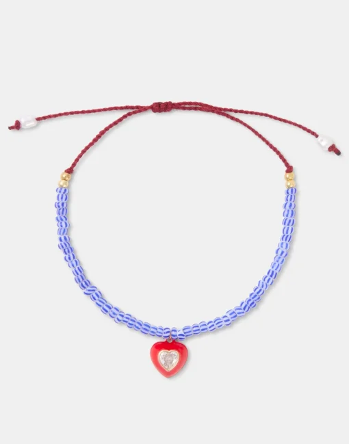 Natura Selection Pulsera Charm Corazón Diamante Best