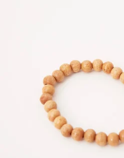 Natura Selection Pulsera Mala Madera 140323-BEIGE