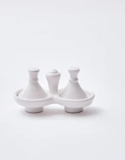 Natura Selection Salero Y Pimentero Tajine 140150-WHITE Discount