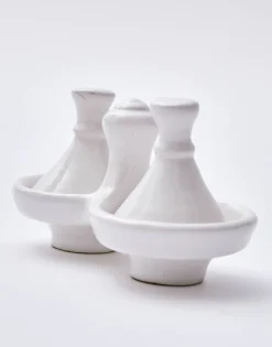 Natura Selection Salero Y Pimentero Tajine 140150-WHITE Discount