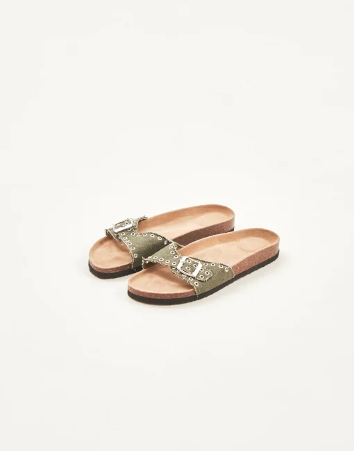 Natura Selection Sandalia Pala Ergonómica Denim 145449-KHAKI Clearance
