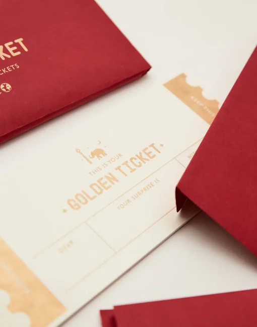 Natura Selection Set 10 Tickets Regalo Con Sobres 131014-RED Online
