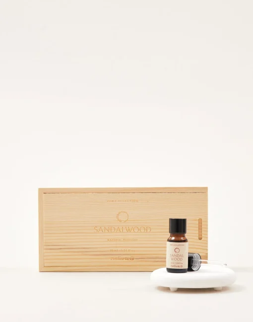 Natura Selection Set Aceite Esencial Y Piedra Cerámica Zen Collection New