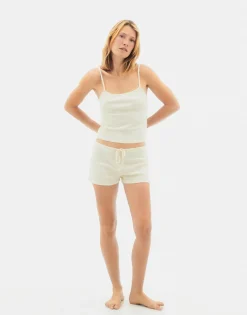 Natura Selection Short Desagujado 147840-OFFWHITE Discount