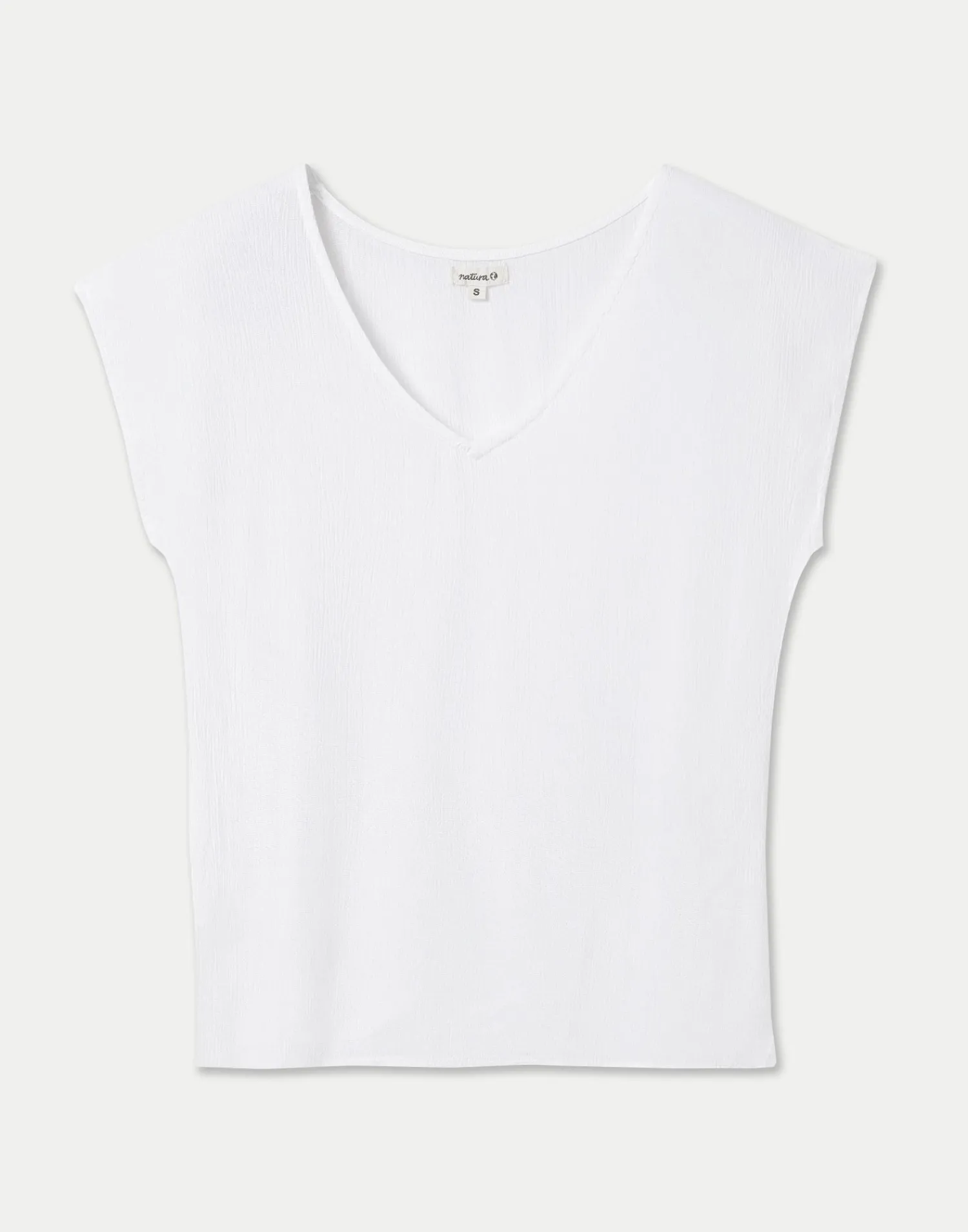 Natura Selection Top Manga Corta Pico Outlet