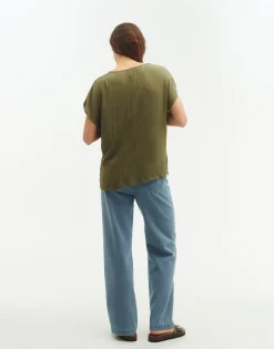 Natura Selection Top Manga Corta Pico Outlet