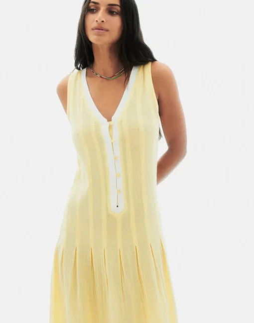 Natura Selection Vestido Namibia 147725-YELLOW