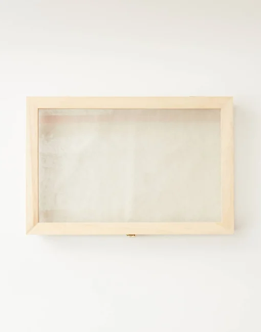 Natura Selection Vitrina Cristal Y Madera Grande New