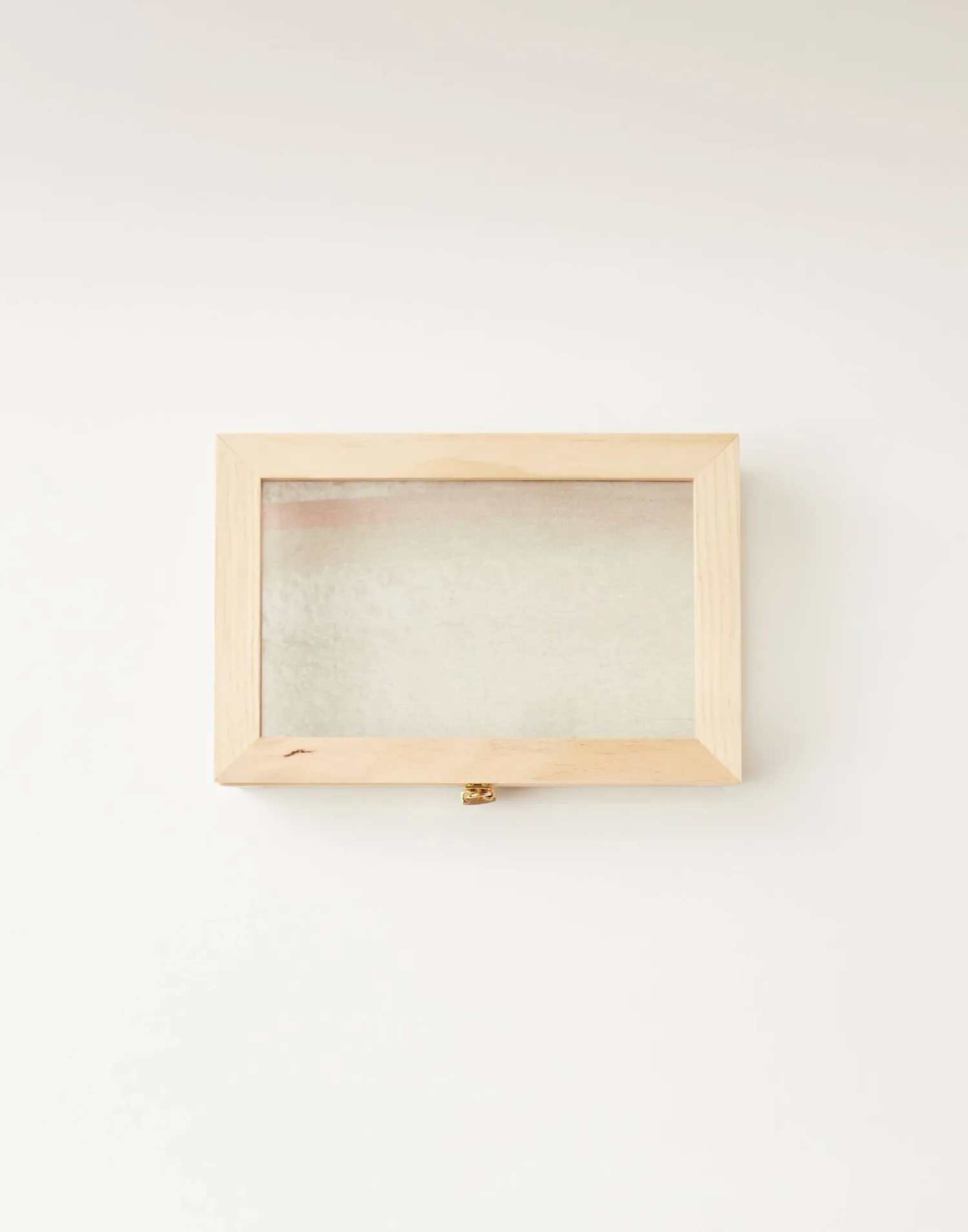 Natura Selection Vitrina Cristal Y Madera Pequeña 144133-NATURAL Hot