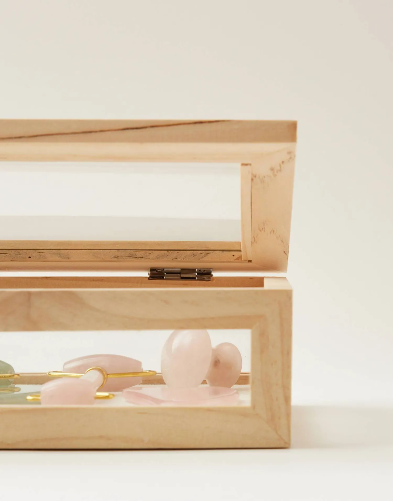 Natura Selection Vitrina Cristal Y Madera Pequeña 144133-NATURAL Hot