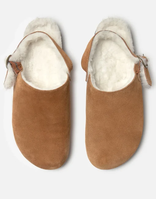 Natura Selection Zueco Hebilla Pelo Interior 149769-CAMEL Outlet